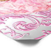 Roze Tutu Baby Girl Baby shower Welkomstteken Poster (Hoek)