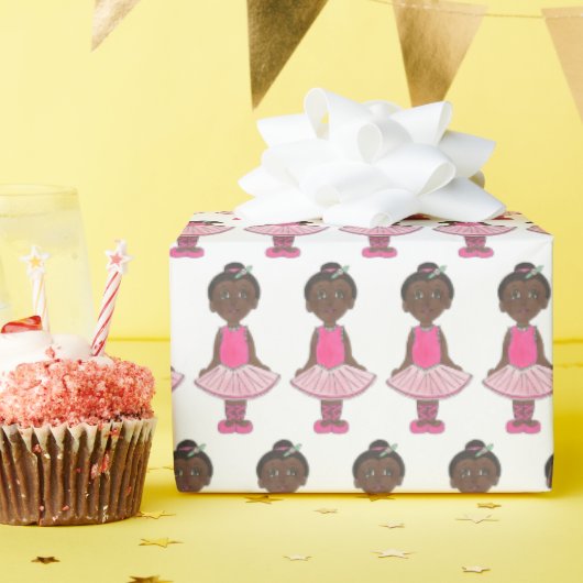 Roze Tutu Ballet Birthday Dance leraar Ballerina Cadeaupapier (Verjaardagsfeest)