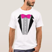 Roze Tuxedo Style Shirt (Voorkant)