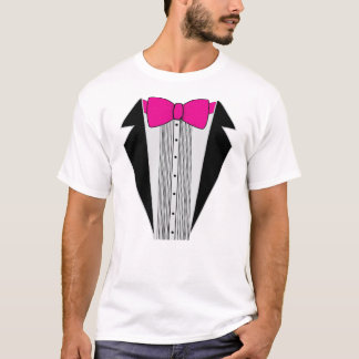 Roze Tuxedo Style Shirt