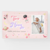 Roze twee de Banner van de Dagen van de Ruimte van (Horizontaal)