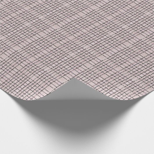  roze tweed Pset Cadeaupapier (Hoek)