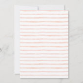 Roze tweede uitnodiging van de verjaardag (Achterkant)