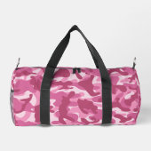 Roze tweekleurige camo monogram plunjezak (Achterkant)