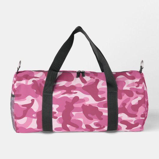 Roze tweekleurige camo monogram plunjezak (Achterkant)