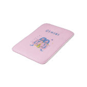 Roze Tweeling, sterrenbeeld, sterrenbeeld afdruk Badmat (Gekanteld)