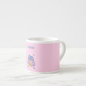 Roze Tweeling, sterrenbeeld, sterrenbeeld afdruk Espresso Kop (Voorkant rechts)