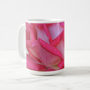 Roze tweetone Roos Petal Mok Coffee Cup