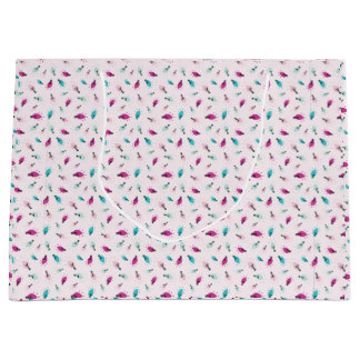 Roze Twinkle Lights Grote Gift Bag Groot Cadeauzakje