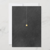 Roze Twinkle Strooi Baby Strooi Schoolbord Kaart (Achterkant)