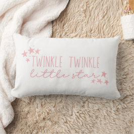 Roze "Twinkle Twinkle Little Star" Baby Slaapkamer Kussen