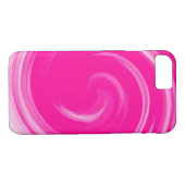 Roze Twist Abstract Achtergrond #2 Case-Mate iPhone Case (Achterkant (Horizontaal))
