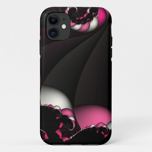 roze twist iphone hoesje (Achterkant)