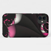 roze twist iphone hoesje (Achterkant (horizontaal))
