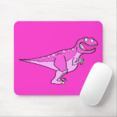 Roze Tyrannosaurus Rex Muismat (Met muis)