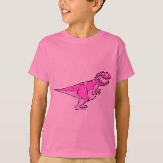 Roze Tyrannosaurus Rex T-shirt