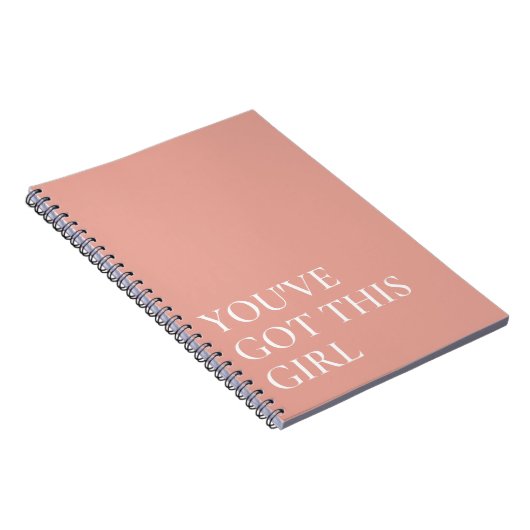 Roze u hebt dit Inspirerend Notitieboek van het Ci (Rechterzijde)