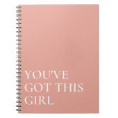 Roze u hebt dit Inspirerend Notitieboek van het Ci (Voorkant)