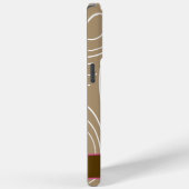 Roze Uil Houten Graan Zig Zag Kies Kleuren Case-Mate iPhone Case (Achterkant / Rechts)