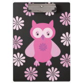 Roze uil klembord (Voorkant)