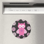Roze uil magneet (Insitu (Vaatwasser))