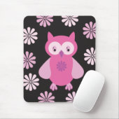 Roze uil muismat (Met muis)