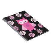 Roze uil notitieboek (Rechterzijde)