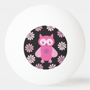 Roze uil pingpongbal