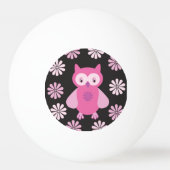 Roze uil pingpongbal (Achterkant)