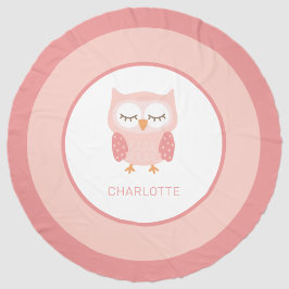 Roze Uil schattige grillige meisjes rond