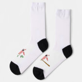 Roze Uil Soks Sokken (Links)