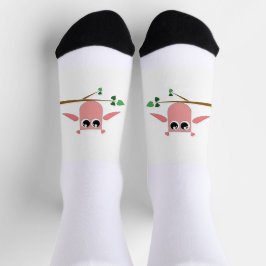 Roze Uil Soks Sokken
