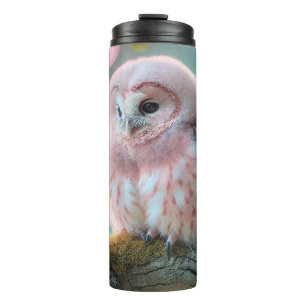 Roze Uil Thermosbeker