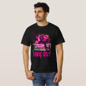 Roze uit Bump Set Spike Volleybal Borstkanker A T-shirt (Voorkant volledig)