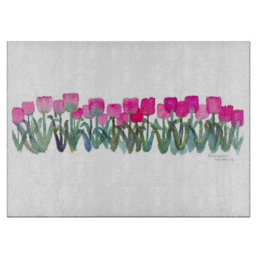 Roze uiteinde snijplank (Voorkant)