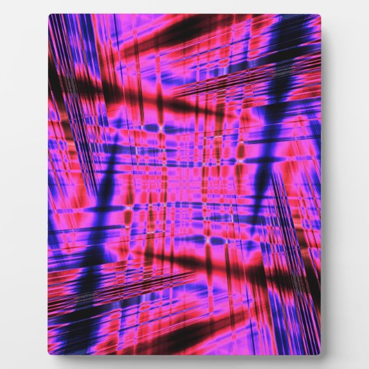 Roze uitgerekt patroon fotoplaat (Voorkant)