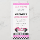 Roze uitnodiging (Voorkant)