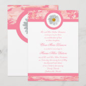 Roze uitnodiging tot weddenschap (Voorkant / Achterkant)