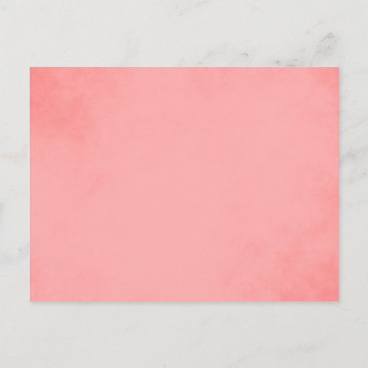 Roze uitnodiging van het Parchment bridesmaid (Achterkant)