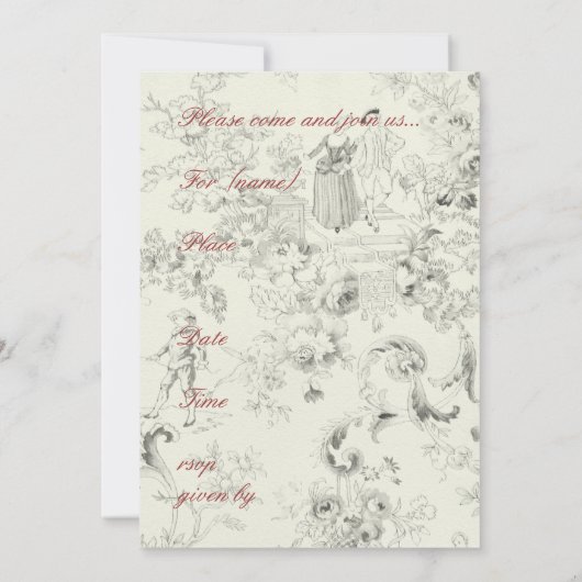 Roze uitnodiging voor bridal met links (Achterkant)