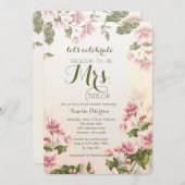 Roze uitnodiging voor Dogwood (Voorkant / Achterkant)