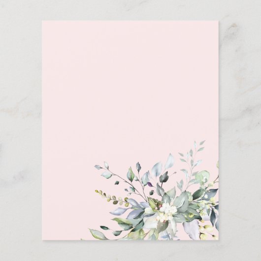 Roze uitnodiging voor een blinde weddenschap (Achterkant)