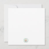 Roze uitnodiging voor het plein van het Ladybug (Achterkant)