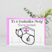 Roze uitnodigingen van de Verlossingspartij (Staand voorkant)