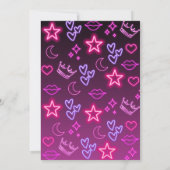 Roze uitnodigingen voor haar 91ste verjaardag Mode (Achterkant)