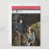 Roze  uitnodigingen voor weddenschappen (Voorkant)