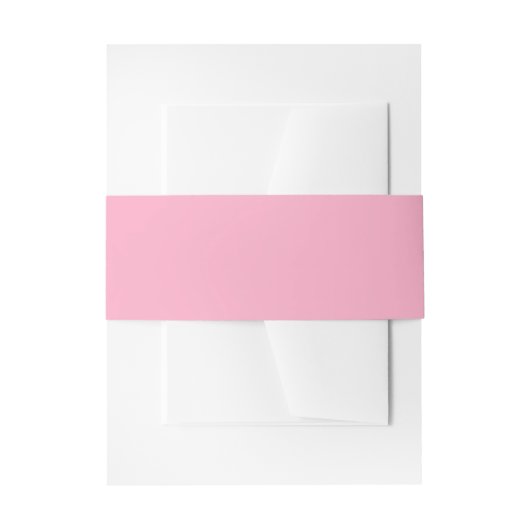 Roze Uitnodigingen Wikkel (Voorkant Voorbeeld)