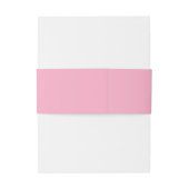Roze Uitnodigingen Wikkel (Achterkant Voorbeeld)