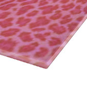 Roze uitsnijderij snijplank (Hoek)