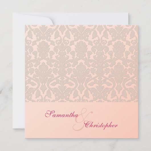 Roze uitvindingen over het huwelijk in Damasverba Kaart (Voorkant)